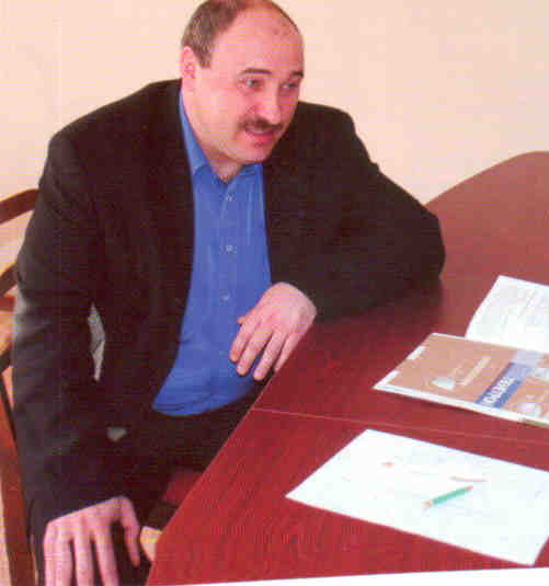 Директор Полевского молочного комбината Александр Рябцев